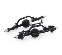 Essieu de Portail RC Compatible Avec Gelande II TF2 D90 D110 Pour Yota II Voiture Sur Chenilles RC 1/10, Essieux Avant Et Arrière En Alliage D'aluminium CNC, Accessoires De Mise À Niveau(Front and Rea