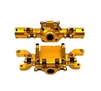 Essieu de Portail RC Compatible Avec HBToys ZP1001 ZP1002 ZP1003 ZP1004 Pièces Et Accessoires Pour Voitures Télécommandées 1/10 : 2 Boîtiers De Pont D'essieu Avant Et Arrière(Yellow,Front and Rear)