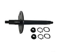 Essieu de ralenti de remise en forme, essieu central de vélo, vélo d'appartement, essieu de roue intermédiaire, pédale de remplacement pour vélo d'exercice (17 mm x 165 mm)