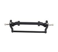 Essieu de roue de camion, essieu de volant avant en alliage d'aluminium durable avec usinage de précision CNC et opération facile pour camion tracteur Tamiya 1/14 RC