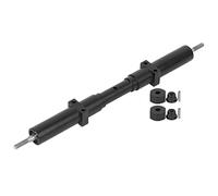 Essieu de Roue Rc, Axe de Roue Rc à L'échelle 1/10, Pièces de Mise à Niveau de L'essieu de Roue Arrière Non Motorisé en Métal, Accessoire de Remorque Rc à L'échelle 1/10, Camion Tracteur ForTamiya 1/1