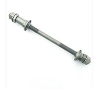 Essieu de vélo argenté 185 mm à plusieurs vitesses - Moyeu arrière de 3/8"