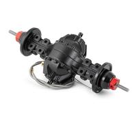 Essieu de Voiture RC pour Tamiya pour LMT 4WD 1/14 rc Car Upgrade Part Essieu Différentiel Avant Arrière en Métal Engrenage Acier Intégré(Rear Axle)