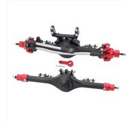 essieu RC Compatible avec Axial pour SCX10 II 90046 90047 1/10 Pièces De Mise À Niveau Et De Modification Voiture À Chenilles RC, Essieux Droits Avant Et Arrière Complets