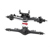 essieu RC Compatible avec Axial pour SCX10 II 90046 90047 1/10 Pièces De Mise À Niveau pour Voiture À Chenilles RC, Accessoires, Essieux Droits Avant Et Arrière Complets