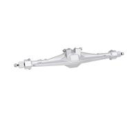 essieu RC Compatible avec Axial pour SCX10 III AXI03007 1/10 Pièces De Mise À Niveau Voiture À Chenilles RC Modification De Rechange Ensemble D'essieux Droits Avant Et Arrière CNC(Silver,Rear)