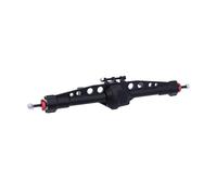 essieu RC Compatible avec Axial pour SCX10 Pro 1/10 Pièces De Mise À Niveau Voitures Radiocommandées À Chenilles, Ensemble Complet D'essieux Droits Avant Et Arrière Intégrés CNC(Black,Rear)