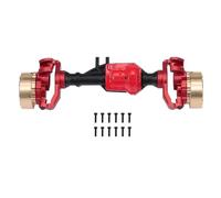 Essieu RC Compatible avec Traxxas pour TRX-4 1/10 Pièces De Mise À Niveau Voiture Chenilles RC Accessoires Remplacement, Bricolage Pont Avant Et Arrière en Métal, Arbre D'essieu