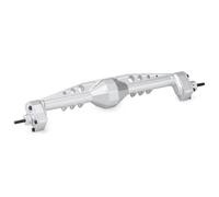 Essieu RC Pour Axial Pour Capra 1.9 Pour UTB Pour LCG 1/10 RC Crawler Pour Chassis Cheater Rigs Essieu De Portail Décalé Aluminium CNC Avec Supports Servo(Silver,Rear Axle)
