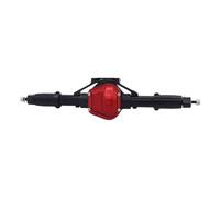 Essieu RC Pour Axial Pour SCX10 D90 1/10 Eje Trasero Medio Delantero Coche Teledirigido Recto Aleación Aluminio Trepador Control Remoto Piezas Mejora(Black,Rear)