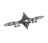 Essieu RC Pour Axial Pour SCX10 D90 1/10 Eje Trasero Medio Delantero Coche Teledirigido Recto Aleación Aluminio Trepador Control Remoto Piezas Mejora(Silver,Middle)