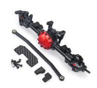 Essieu RC Pour Axial Pour SCX10 II 90046 90047 90027 90028 1/10 RC Pour Rock Crawler Accessoires De Voiture CNC Alliage Métallique Avant Arrière Essieu Portail(Front Axle)