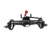 Essieu RC Pour Axial Pour SCX10 II 90046 90047 D90 1/10 RC Pour Rock Crawler Engrenage En Spirale Essieu Portail Avant Et Arrière Alliage D'aluminium CNC Anodisé(Black,Front Axle)