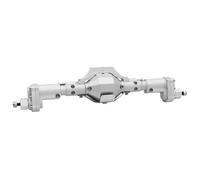 Essieu RC Pour Axial Pour SCX10 II 90046 90047 D90 1/10 RC Pour Rock Crawler Engrenage En Spirale Essieu Portail Avant Et Arrière Alliage D'aluminium CNC Anodisé(Silver,Rear Axle)