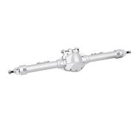 Essieu RC Pour Axial Pour SCX10 II Pour Vanquish VS4-10 1/10 CNC Aluminium Avant Arrière Essieu Droit Pièce Construction Décalage RC Crawler Pour Châssis(Silver,Rear)