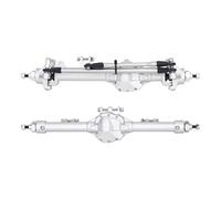 Essieu RC Pour Axial Pour SCX10 II Pour Vanquish VS4-10 1/10 RC Crawler Pour Pièces Châssis Construction Pièces En Aluminium CNC Ensemble D'essieux Droits Décalés(Silver)