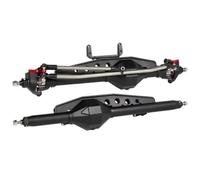 Essieu RC Pour Axial Pour Wraith 90018 RR10 Bomber Pour Capra 1.9UTB SMT10 1/10 RC Chenille Arceau Cage Bricolage Aluminium Diamant Essieu Ensemble Mises À Niveau Pièces(Black,1SET)