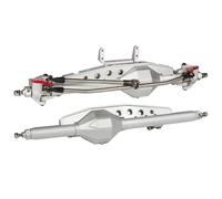 Essieu RC Pour Axial Spawn RR10 Bomber 90018 SMT10 Pour Capra Pour Buggy Pour Rock Pour Racer 1/10 RC Arceau Sécurité Châssis DIY Pour Wraith Ensemble D'essieux(Silver,Front Rear Axle)