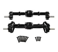 Essieu RC Pour MN Pour MN82 LC79 Pour MN78 98 99SV2 1/12 Modèle Tout Métal Ponts De Portes Avant Arrière Accessoires Pièces Mise À Niveau Pour Voiture Télécommandée(Black)