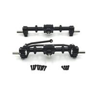 Essieu RC Pour MN Pour MN82 LC79 Pour MN78 D90 D91 D96 99S 1/12 Ponts De Portes Avant Arrière Améliorés En Métal Pour Modèles Réduits De Voitures Radiocommandées(Black)