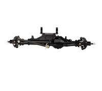 Essieu RC Pour Rock Pour Racer Pour Axial Pour Wraith 90018 RR10 1/10 RC Crawler Pièces De Mise À Niveau CNC En Aluminium En Forme Diamant Essieu Avant Arrière Complet(Black,Front)