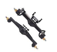 Essieu RC Pour TRX4M 1/18 RC Car Crawler Axle Upgrade Parts + 10 Mm Diamond Brass Portal Axles Avec Lay Down Servo Mount Links