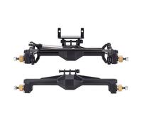 Essieu RC Pour TRX4M 1/18 RC Crawler Axle Upgrade Parts + 10 Mm Diamond CNC Laiton Portal Axles Avec Lay Down Servo Mount Links