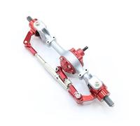 Essieu RC Pour WPL C14 C24 C54 C74 C74-1 Naughty Dragon Essieu Avant Et Arrière En Métal Accessoires De Modification Et De Mise À Niveau(Red,Front)