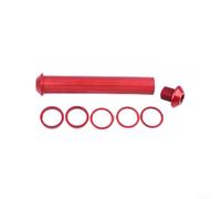 Essieu traversant, roue avant de 100 x 20 mm, système de dégagement rapide en alliage d'aluminium AL7075, haute résistance thermique jusqu'à 105 °C pour les amateurs de course (rouge)