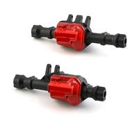 Essieux Avant ArrièRe Rc Compatible Avec Traxxas Pour TRX-4 1/10 RC, Pièces De Mise À Niveau De Voiture Sur Chenilles, Coque D'essieu Avant Et Arrière En Métal, Accessoires De Mise À Niveau