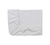 Essix - Drap Housse Royal Line Percale de Coton Blanc 180 x 220 cm