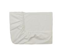 Essix - Drap Housse Royal Line Percale de Coton Meringue 80 x 200 cm