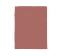 ESSIX - Drap Plat uni en Percale de Coton lavée, Delicate - 270 x 300 cm - Rose foncé - Percale de Coton - 80 Fils/cm² - Entretien Facile