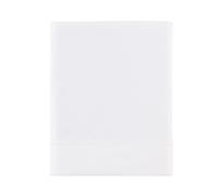 ESSIX - Drap Plat uni en Satin de Coton, Triumph Line - 270 x 300 cm - Blanc - Satin de Coton - 80 Fils/cm² - Entretien Facile