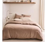 ESSIX Housse de Couette en Gaze de Coton, 200 x 200 cm, Tendresse Mocha