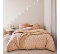 Essix Housse de Couette en Percale de Coton, 140 x 200 cm, Hypnos, Beige