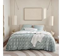 Essix Housse de Couette en Percale de Coton, 260 x 240 cm, Palma, Bleu