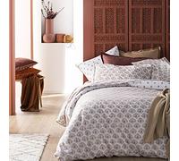 Essix Housse de Couette imprimée en Percale de Coton, Palais des Vents, 260x240cm, Rose