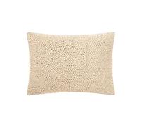 Essix Housse de Coussin gaufrée en Coton, Songe, Vanille, 40x60 cm