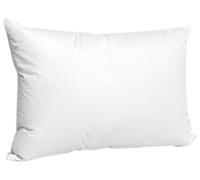 Essix - Oreiller Naturel Ferme Hard Percale de Coton 63 x 63 cm