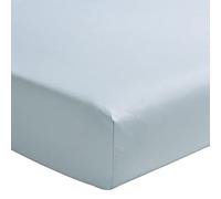 Essix Royal Line Drap Housse, Percale de Coton, Bleu Glacier, 140 x 190 cm