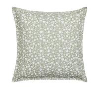 ESSIX, Taie d'oreiller imprimée en Percale de Coton, Arabesque, 65 x 65 cm, Vert Clair