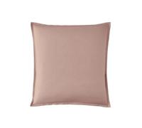 ESSIX - Taie d'oreiller Unie en Percale de Coton, Premiere - 65 x 65 cm - Rose Moyen - Percale de Coton - 80 Fils/cm² - Entretien Facile