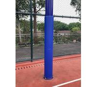 ESSLIVE Mousse de Protection poteaux Protection de Poteaux Extérieure 150cm de Haut, Coussinets Sécurité Circulaires Bleu Rouge Orange Jaune Blanc pour Poteaux Métalliques Ronds(Red,Inner Dia 150mm)