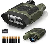 ESSLNB Jumelles De Vision Nocturne avec 32GB TF Carte 4" LCD Écran 8 AA Batterie Photo Caméra Vidéo Enregistreur 1300 ft/400m Gamme