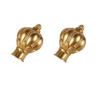 ESSMOKO Embout Tringle Rideau Embout de Tige Romaine en Plastique, 28mm, 32 mm, Accessoires de décoration, doré, 32 mm