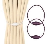 ESSMOKO Embrasse pour Rideaux Corde À Rideau en Cône Filé À Noyau Attache De Rideau Synthétique À Boucle Magnétique De 47 Cm Lao Zi