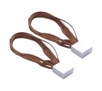 ESSMOKO Embrasse pour Rideaux Dix Attaches De Rideaux en Corde De Velours Attaches De Rideaux À Boucle Magnétique Adaptées Au Bureau Au Salon À La Chambre À Coucher Marron Clair