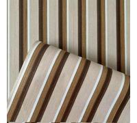ESSMOKO Papier peint autocollant en PVC à rayures décoration murale pour salon magasin café bureau grille jaune et blanche 45 * 950 cm