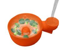 Essoreuse à fruits - Bol de lavage des baies, fourniture pour la préparation de salades, cycle rotation centrifuge rapide, nettoyage la saleté du sable des produits, outil préparation cuisine, grande